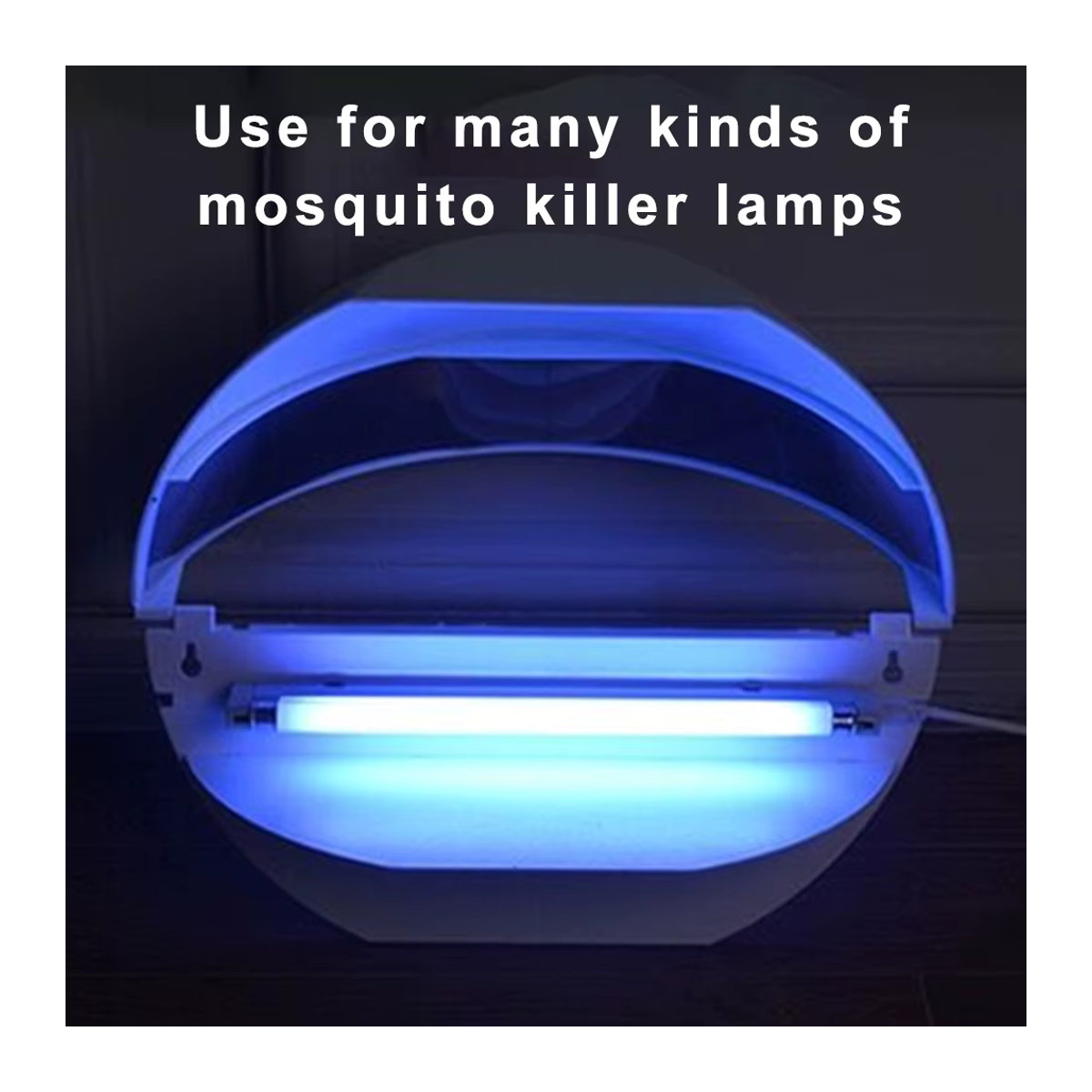 ZHMZH UV-Leuchtstoffröhre 365nm Mückenkiller-Lampe als ultraviolette Schädlingsfalle für Fliegen und Insekten - Bild 2