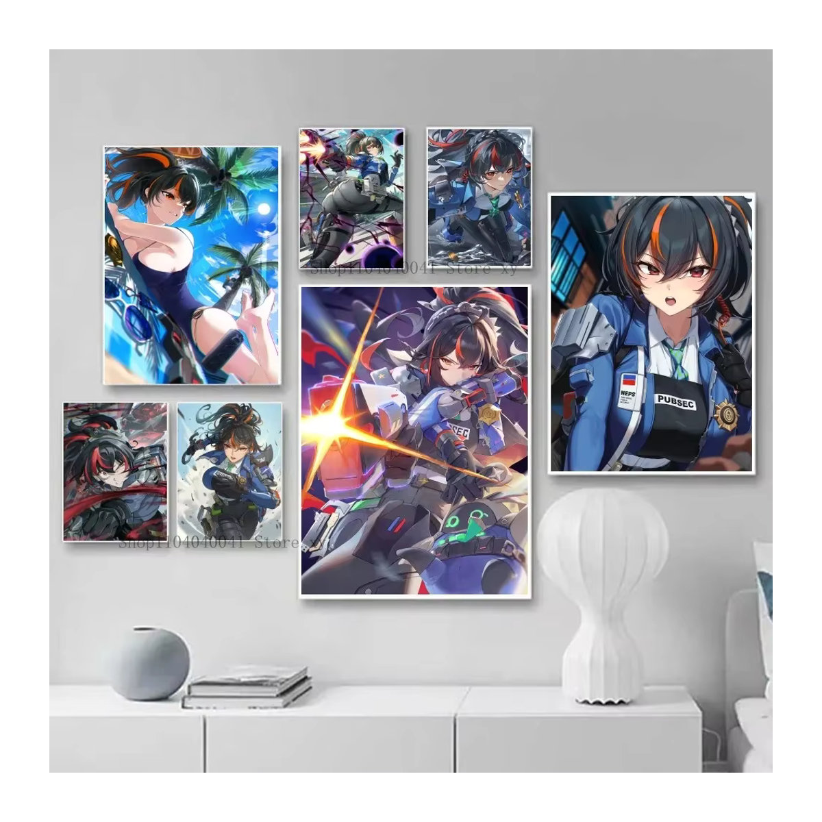 Zhu Yuan Zenless Zone Zero Spiel Poster als mehrfarbiger Papierdruck für deine Wandgestaltung - Bild 2