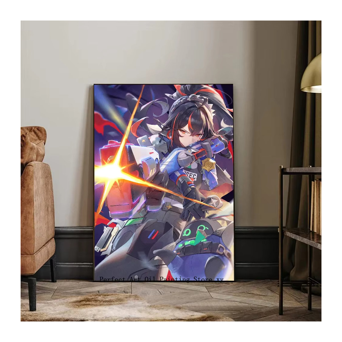 Zhu Yuan Zenless Zone Zero Spiel Poster als mehrfarbiger Papierdruck für deine Wandgestaltung - Bild 6