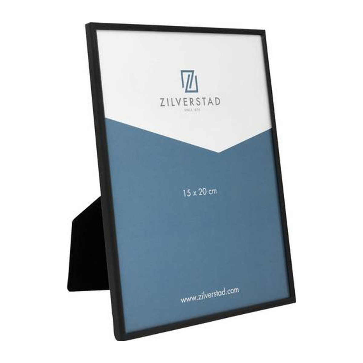 Zilverstad Sweet Memory Bilderrahmen aus Metall in Schwarz mit Passepartout, B/H: 20 x 15 cm - Bild 1