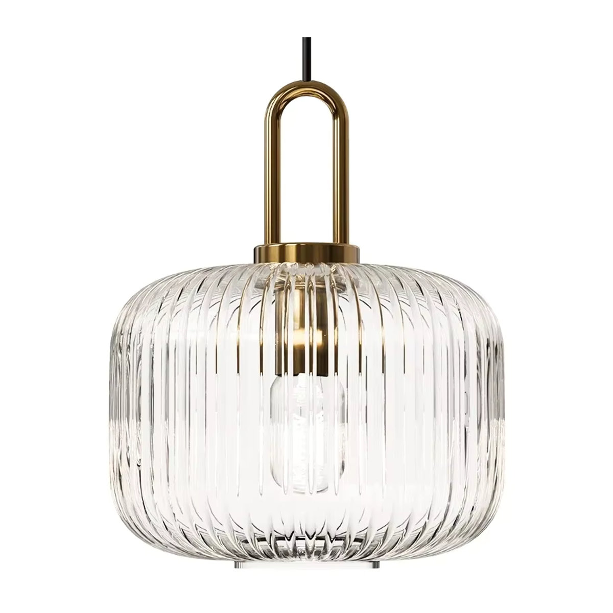 Zimulong Pendelleuchte Nordic Design aus Glas mit LED für modernes Schlafzimmer - Bild 3