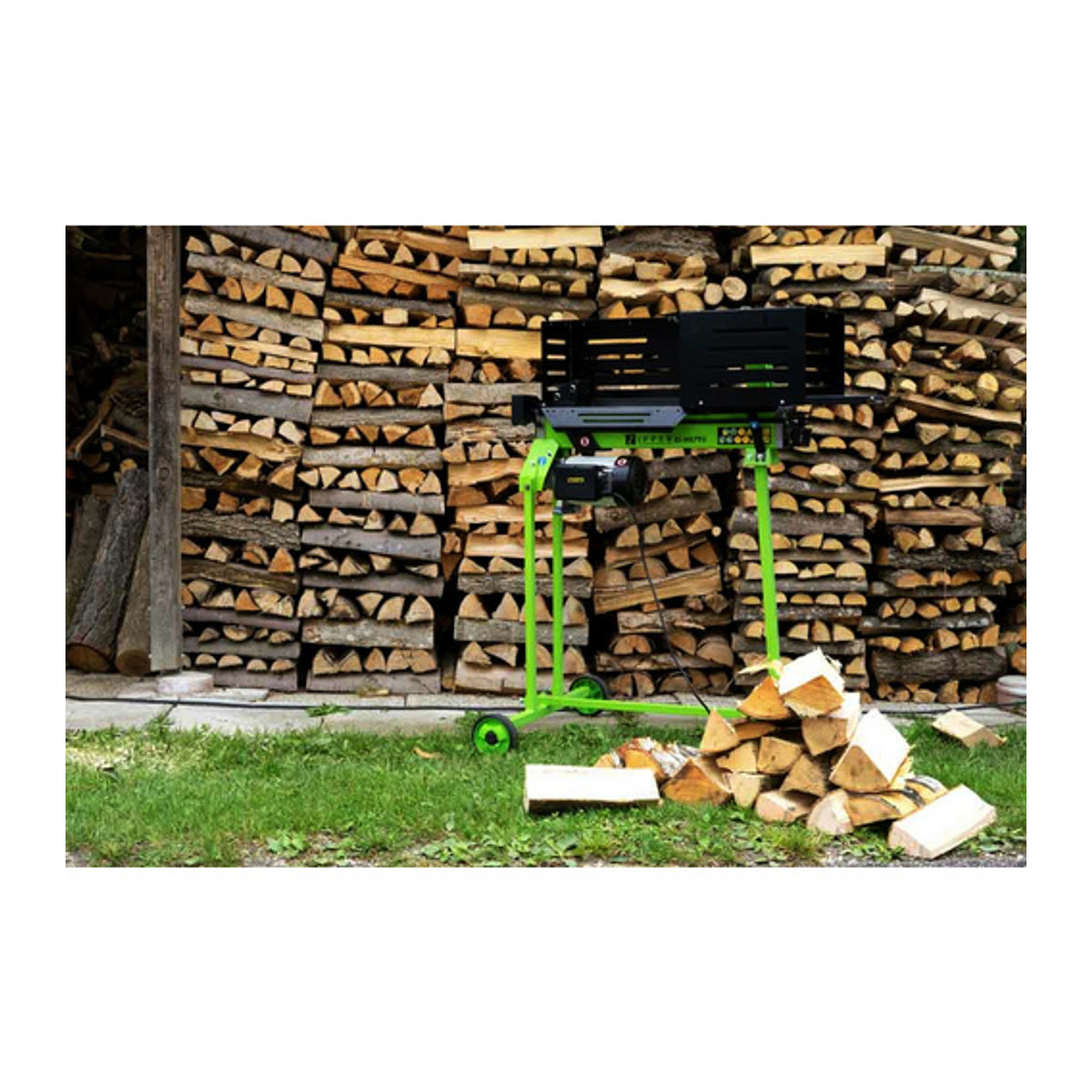 Zipper Elektro-Holzspalter ZI-HS7TU mit 2300 W und 7 t Spaltkraft für bis zu 250 mm Spaltgutdurchmesser - Bild 5