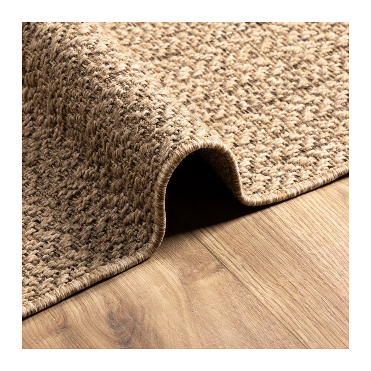 ZIZUR Teppich in Beige mit Jute-Optik für Innen und Außen, B/B: 120 x 170 cm - Bild 2