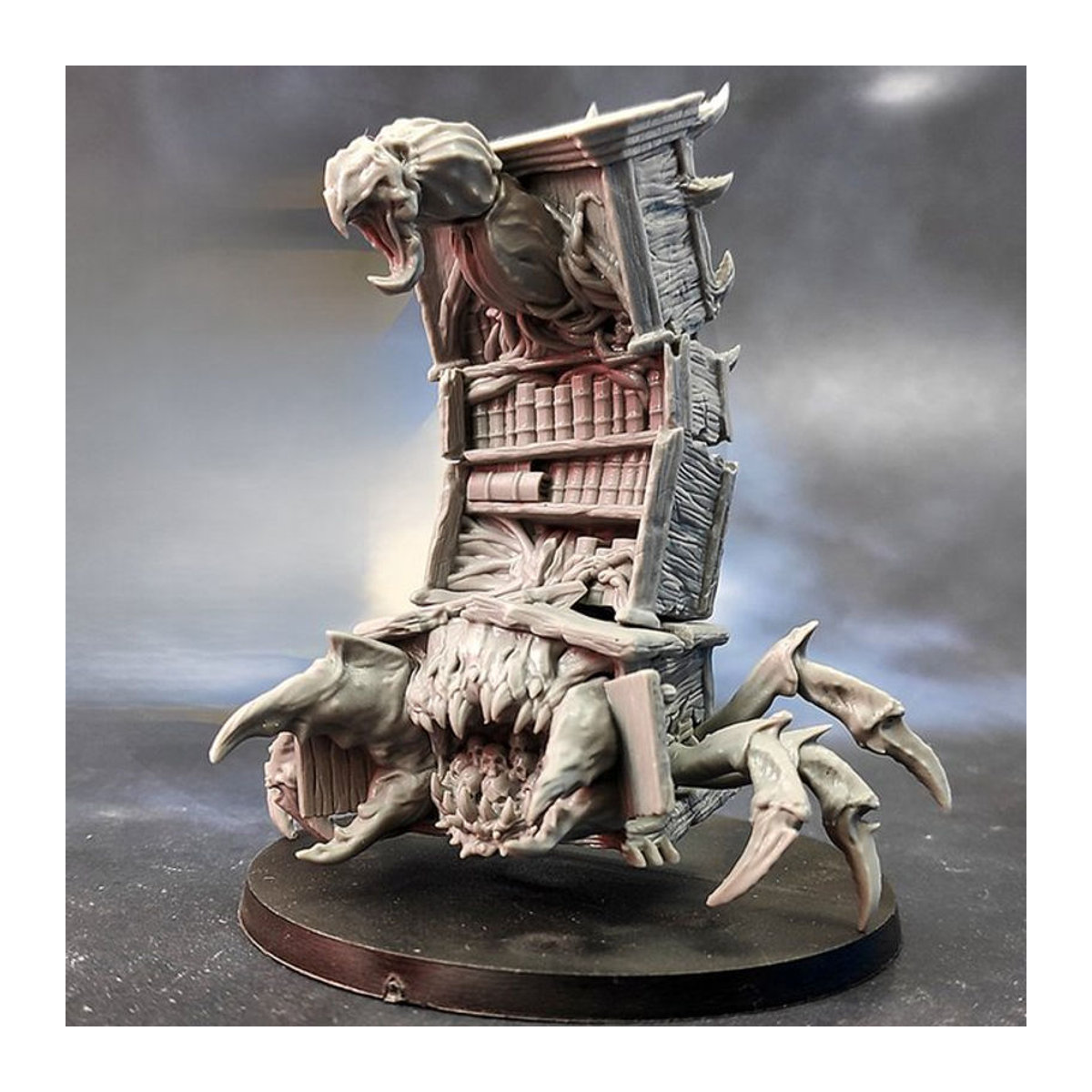 ZKBOZK Skorpionmonster Harzmodellfigur in Grau als unbemalter Bausatz für Fantasy-Dekorationen - Bild 1