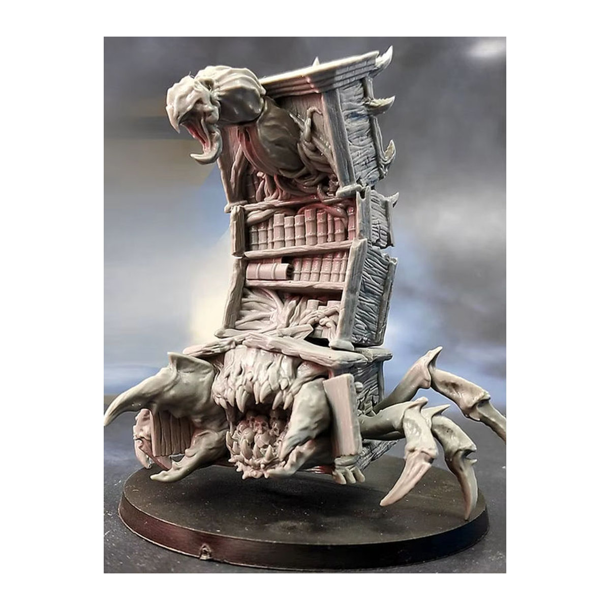 ZKBOZK Skorpionmonster Harzmodellfigur in Grau als unbemalter Bausatz für Fantasy-Dekorationen - Bild 2