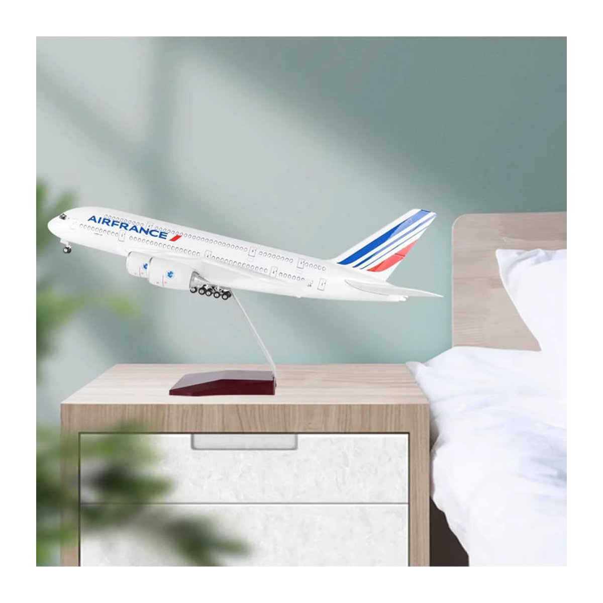 ZOCO Air France A380 Flugzeugmodell im Maßstab 1:160 in Weiß als Sammlerstück und Ausstellungsmodell - Bild 2