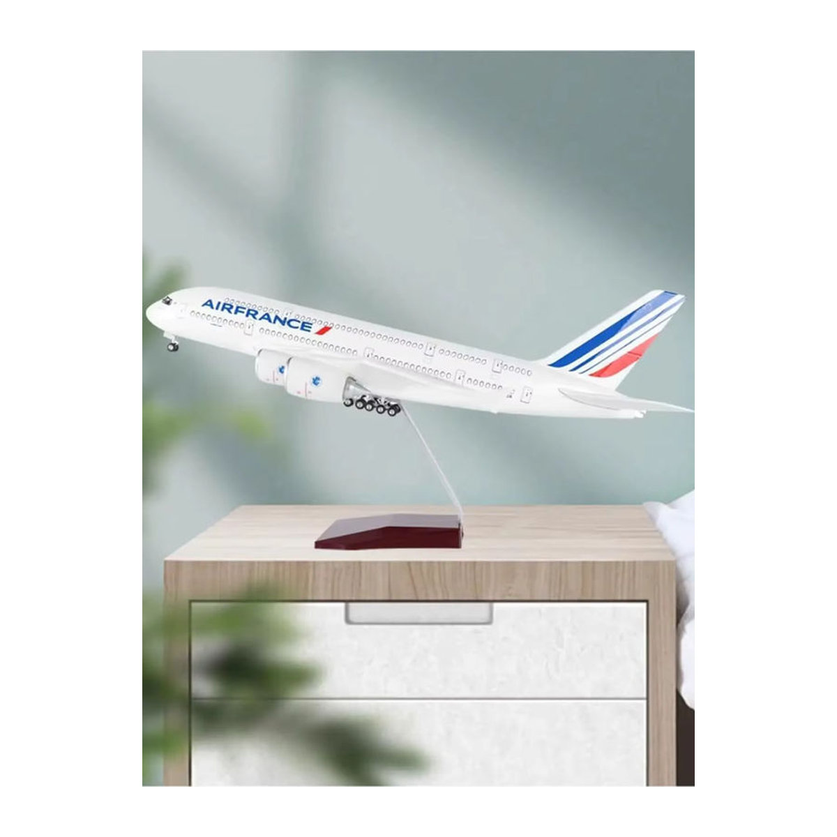 ZOCO Air France A380 Flugzeugmodell im Maßstab 1:160 in Weiß als Sammlerstück und Ausstellungsmodell - Bild 4