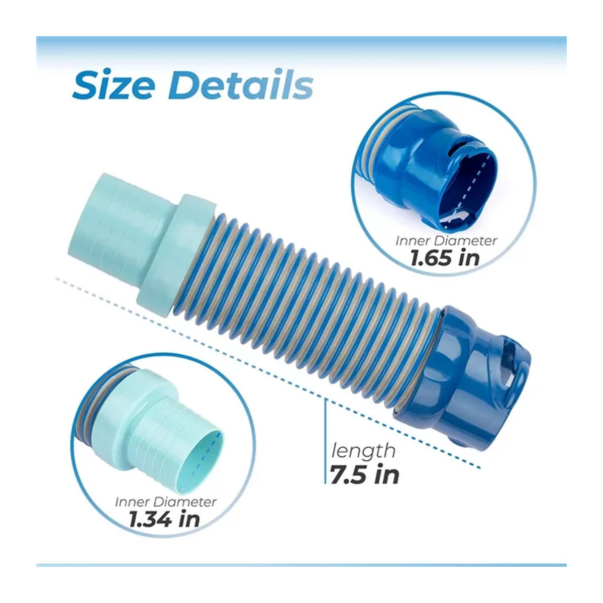 Zodiac MX6 MX8 Schwimmbad Staubsauger Schlauchadapter für Schwimmbadreiniger - Bild 1