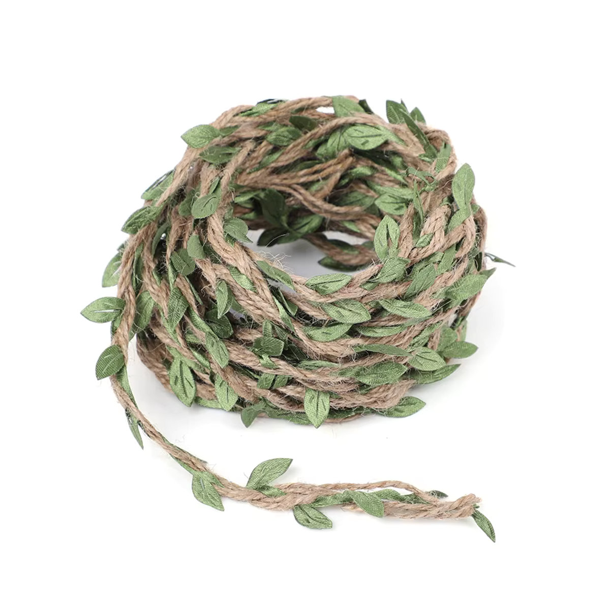 ZQCXLD Künstliche Reben Girlande aus Jute und Rattan in Grün für Hochzeiten und Party-Dekoration - Bild 6