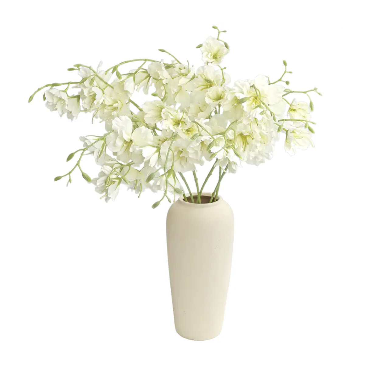 ZQCY Künstliche Crabapple Blumen in Lila und Weiß für ästhetische Tischdekorationen und Hochzeitsarrangements - Bild 2