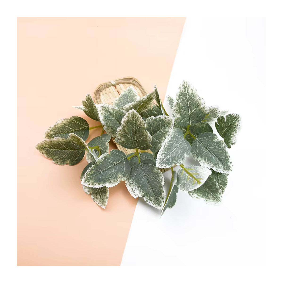 ZQCY Künstliche Eucalyptus-Pflanze aus Textil in Grün für Hochzeits- und Tischdekoration - Bild 3