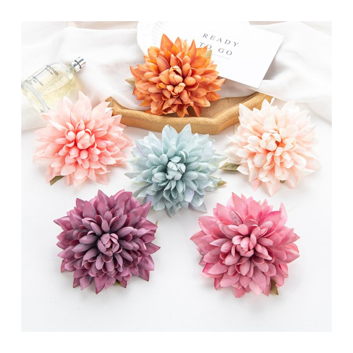 ZQCY Künstliche Gerbera Blumen aus Seide in Mehrfarbig für Hochzeit und Raumdekoration - Bild 1