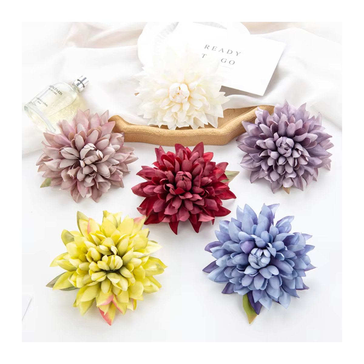 ZQCY Künstliche Gerbera Blumen aus Seide in Mehrfarbig für Hochzeit und Raumdekoration - Bild 2