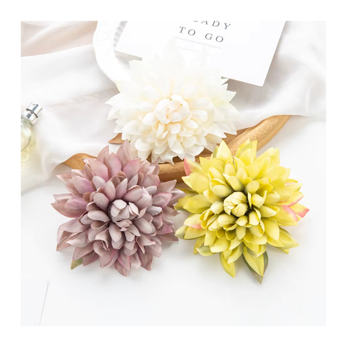 ZQCY Künstliche Gerbera Blumen aus Seide in Mehrfarbig für Hochzeit und Raumdekoration - Bild 3