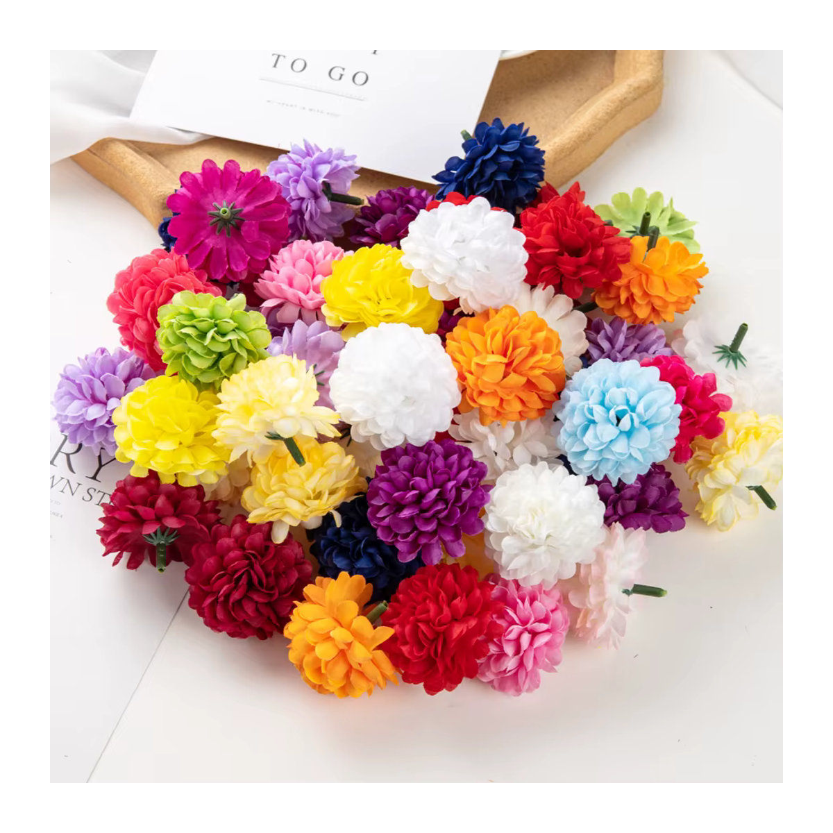 ZQCY Künstliche Hortensie aus Seide, Mehrfarbig, Florale Dekoration für Hochzeit, Garten und Raumdekoration - Bild 2