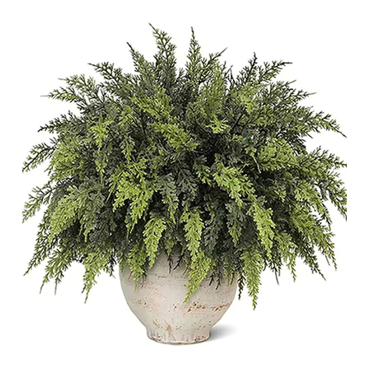 ZQCY Künstliche Olivenzweige in Grün als Dekoration für Hochzeit, Weihnachten und Wohnzimmer, 2er Set - Bild 4