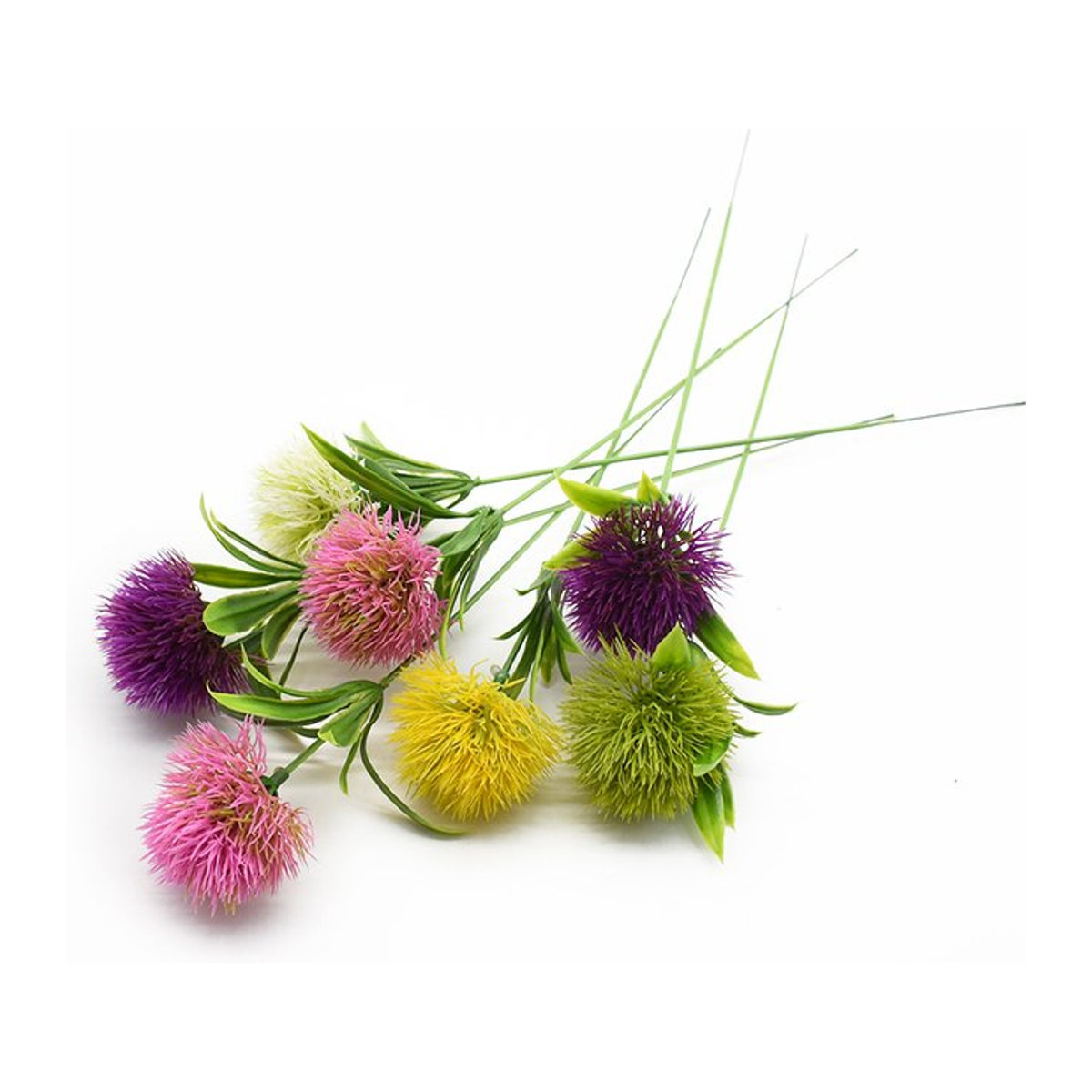 ZQCY Künstlicher Löwenzahn aus Kunststoff als mehrfarbiges Bouquet für deine Tischdekoration und Hochzeiten - Bild 1