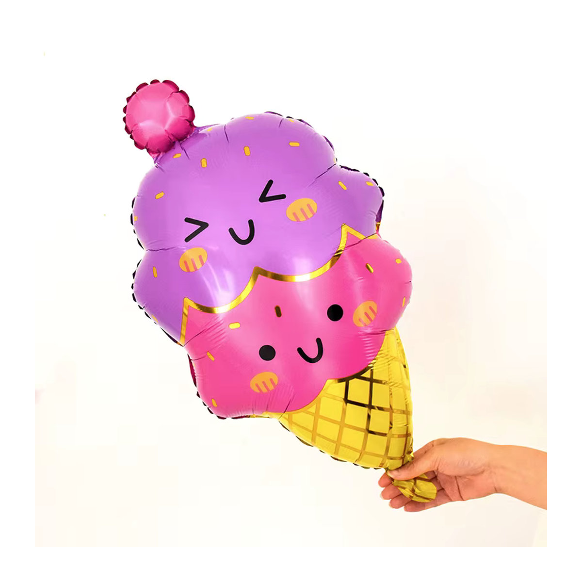 ZQNYCY Folienballons in Eis und Süßigkeiten Design für Kinder Geburtstagsdekorationen mehrfarbig - Bild 3