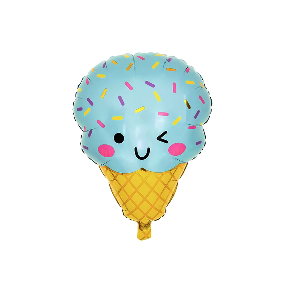 ZQNYCY Folienballons in Eis und Süßigkeiten Design für Kinder Geburtstagsdekorationen mehrfarbig - Bild 4