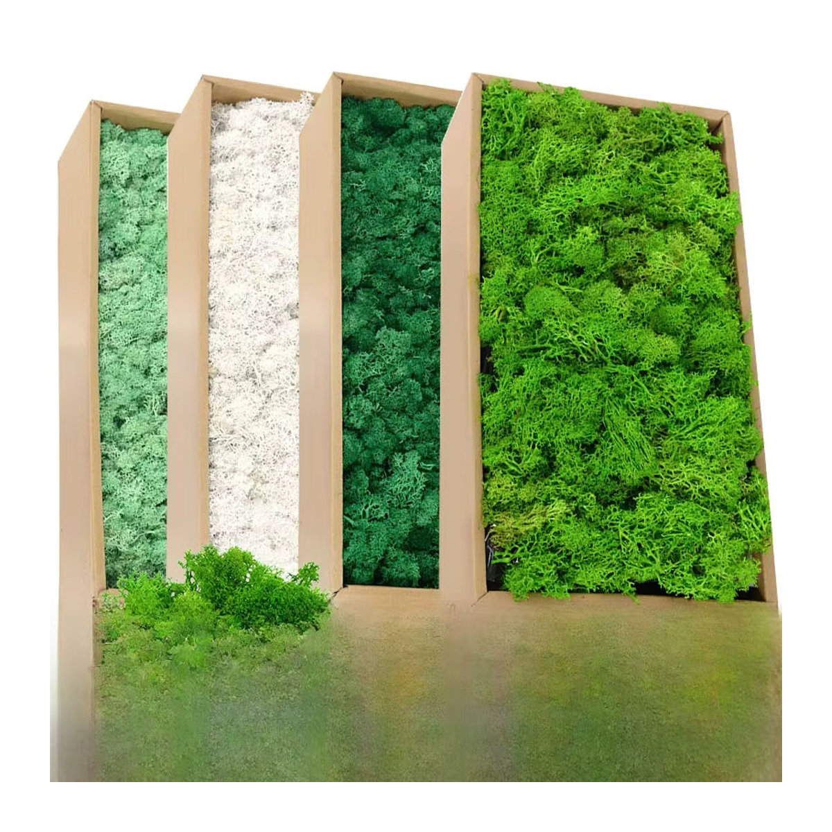 ZQNYCY Künstliches Moosgras in Grün für DIY Handwerk und Mini Landschaft Dekoration - Bild 3