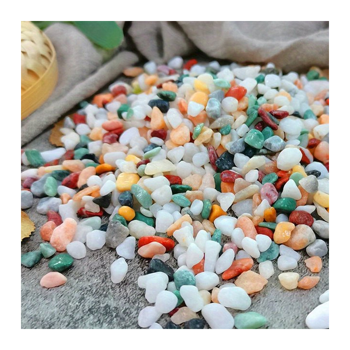 ZSY Natürlicher Aquariumsand 200 g, Körnung 0,2–0,5 mm als Bodensubstrat für Aquarien und Dekoration für Blumentöpfe - Bild 1