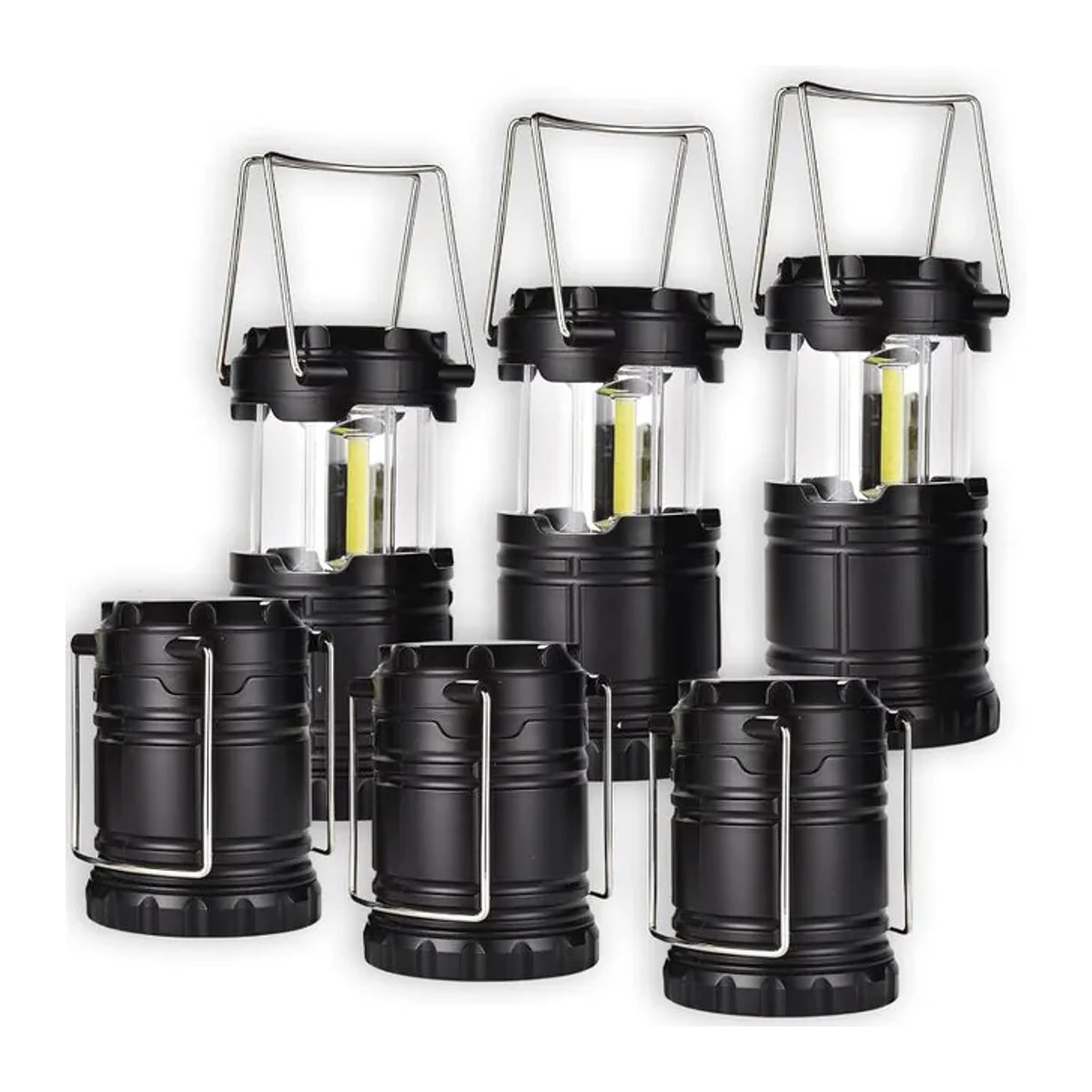 ZTree LED-Camping-Laterne, tragbare wasserdichte batteriebetriebene Lampe und zusammenklappbare Notbeleuchtung für den Außenbereich - Bild 1