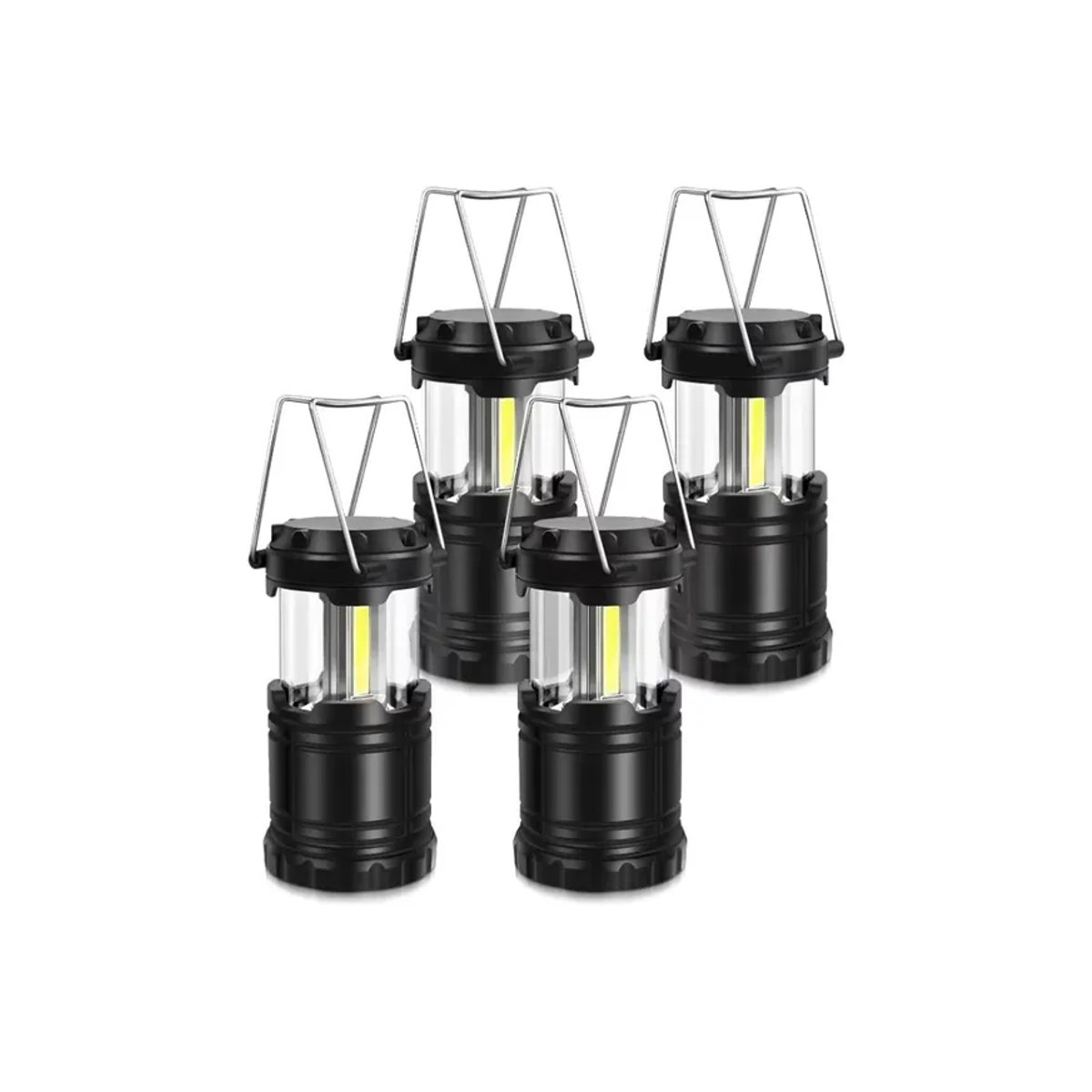 ZTree LED-Camping-Laterne, tragbare wasserdichte batteriebetriebene Lampe und zusammenklappbare Notbeleuchtung für den Außenbereich - Bild 7