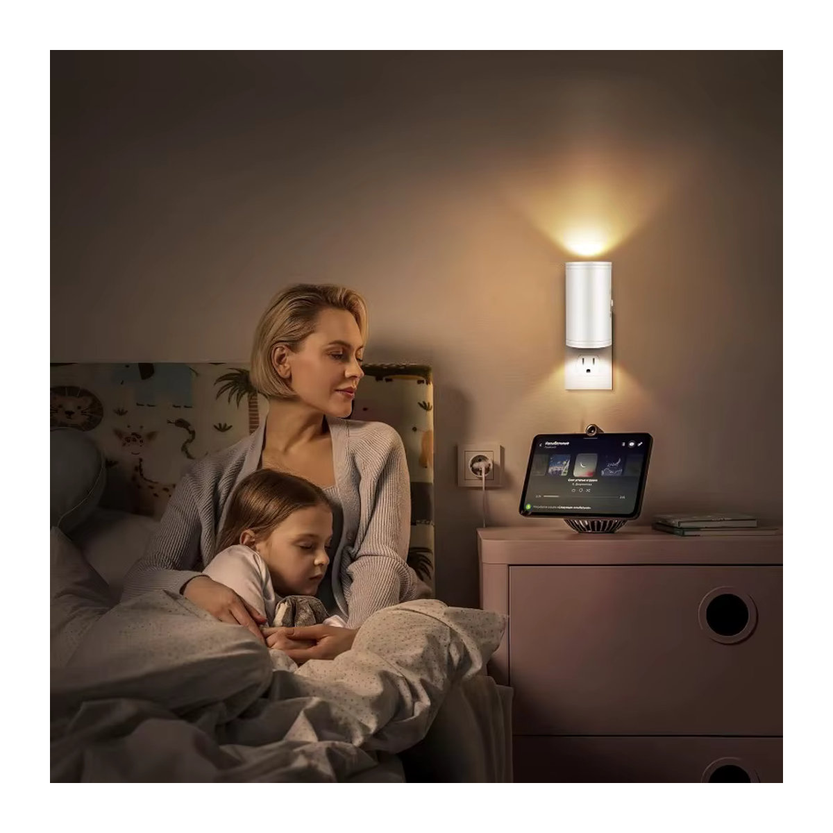 ZTree LED Nachtlichter in Weiß mit Lichtsensor und 3 Farbtemperaturen, dimmbare Wandleuchten für Flur, Badezimmer, Treppen und Schlafzimmer - Bild 5