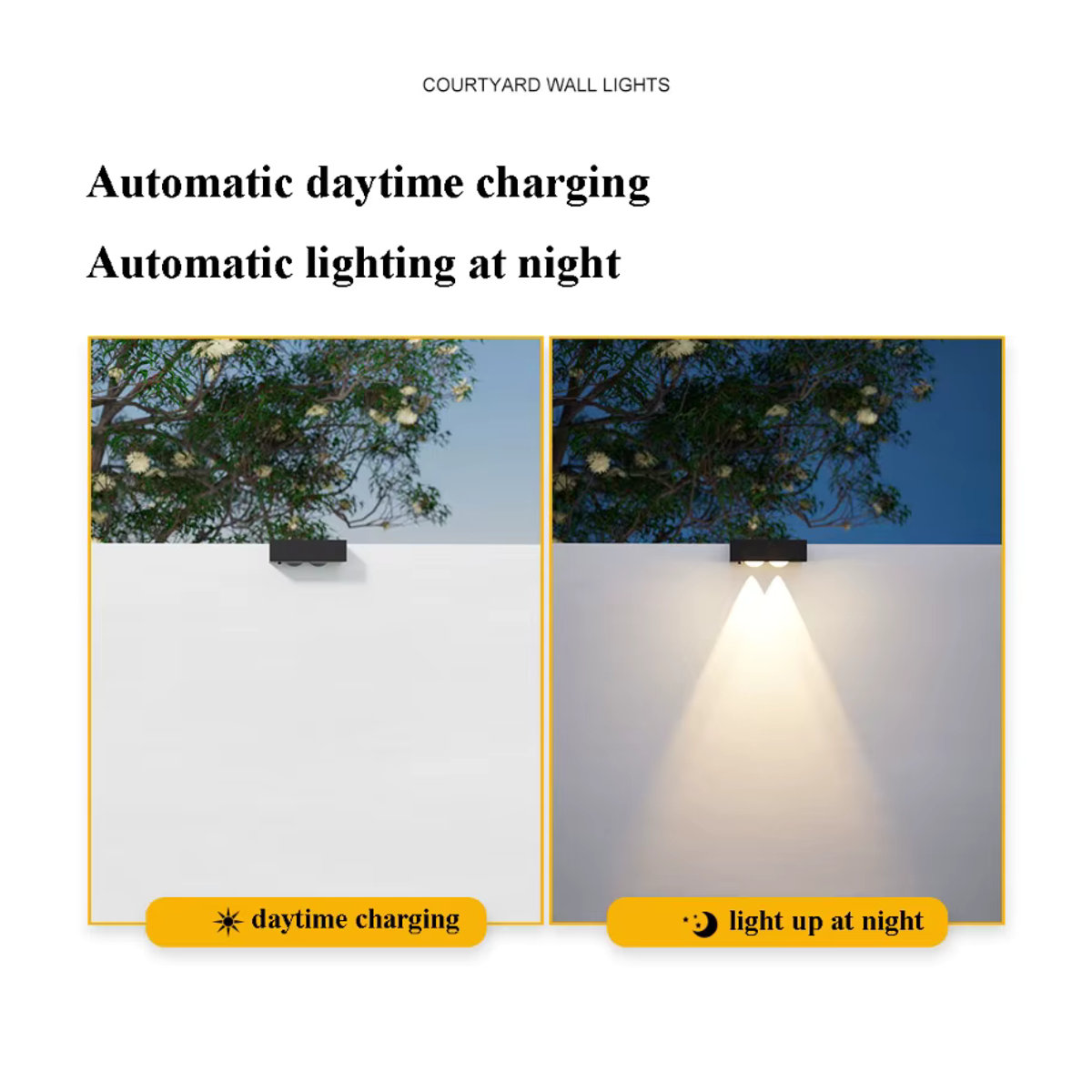 ZTree LED Solar Wegeleuchte Schwarz Minimalistisch für Garten und Terrasse im 3er Pack - Bild 3