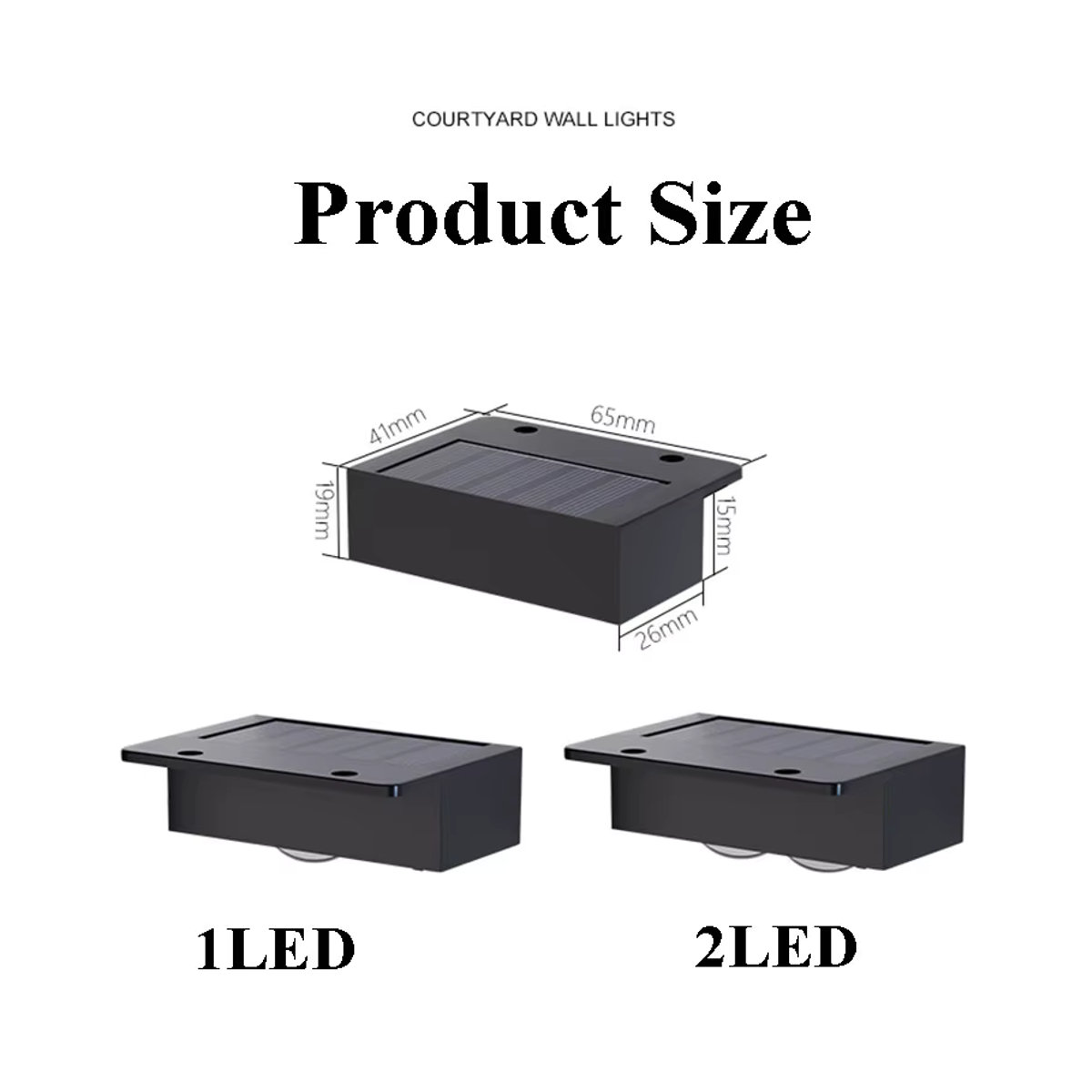 ZTree LED Solar Wegeleuchte Schwarz Minimalistisch für Garten und Terrasse im 3er Pack - Bild 6