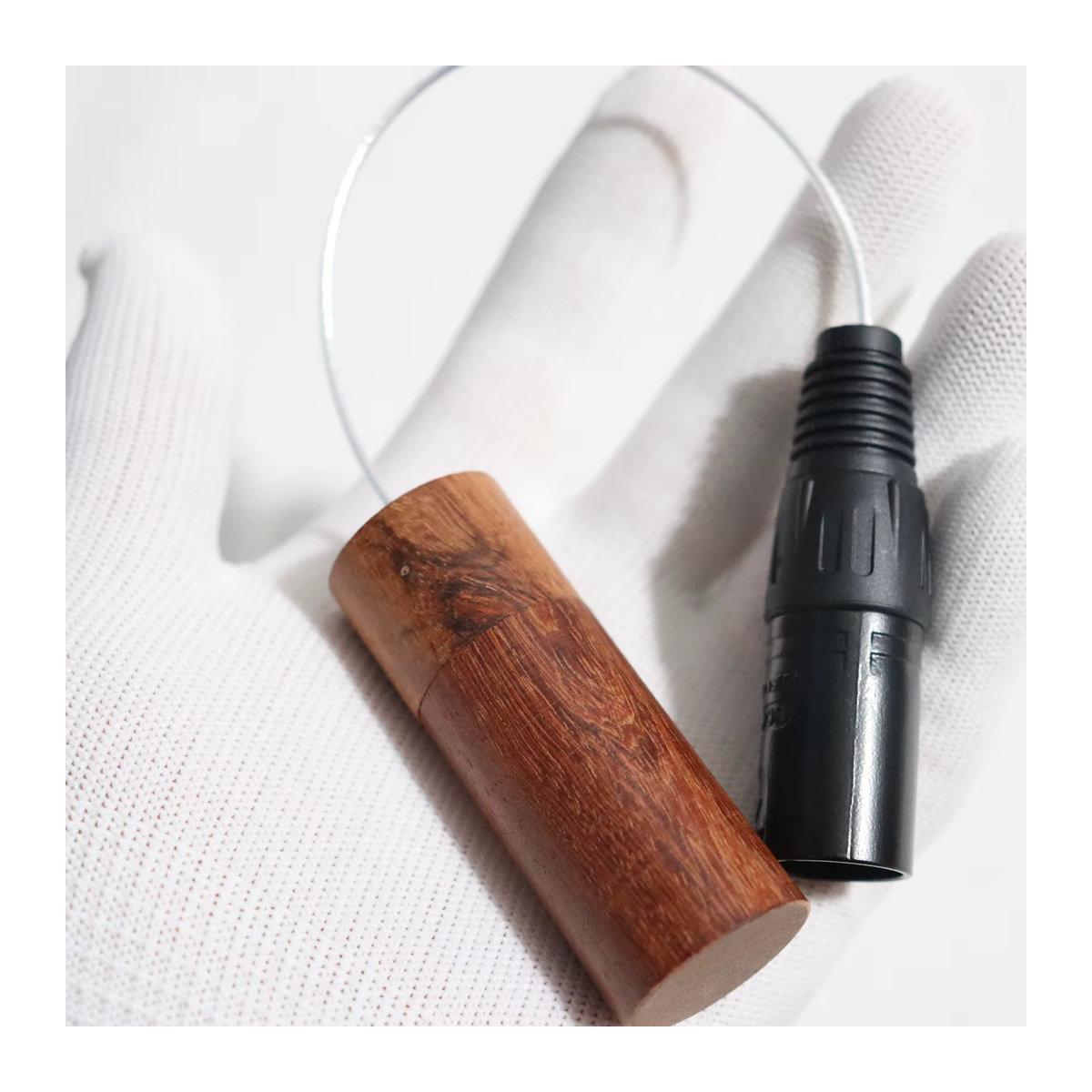 ZUIDID Audio Ground Loop Noise Isolator zur Beseitigung von Störgeräuschen und statischer Elektrizität aus Nussbaum Holz - Bild 4