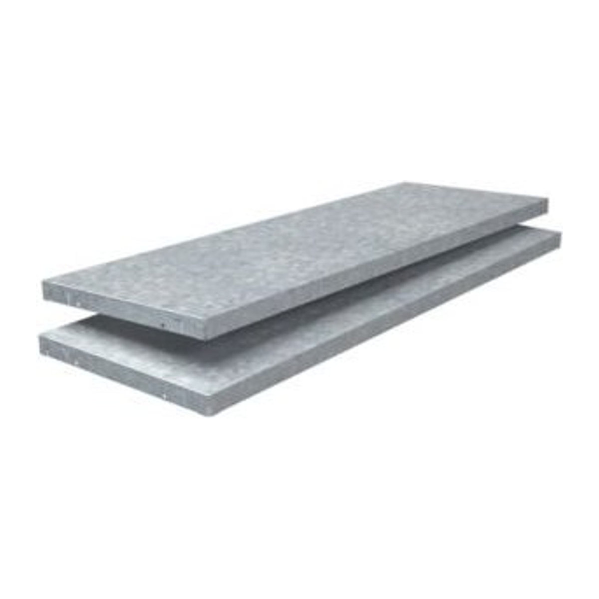 Zusätzliche Metallböden für Steckregale, verzinkt, Breite: 100 cm, Tiefe: 35 cm - Bild 1