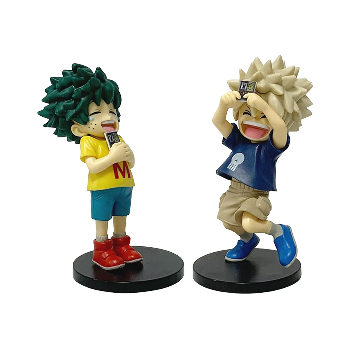 Zwei stehende Anime-Actionfiguren aus PVC als mehrfarbige Sammlermodelle und dekorative Geschenke für Fans und Kinder - Bild 2