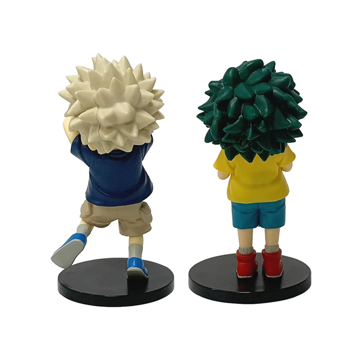 Zwei stehende Anime-Actionfiguren aus PVC als mehrfarbige Sammlermodelle und dekorative Geschenke für Fans und Kinder - Bild 4