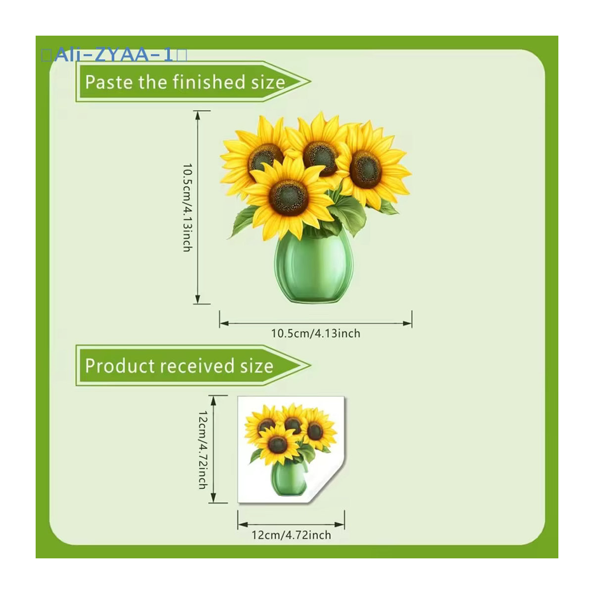 ZYAA-1 Selbstklebende Blumen-Toilettenaufkleber im Dunkeln leuchtend, Floral, Mehrfarbig, Unregelmäßige Form - Bild 3
