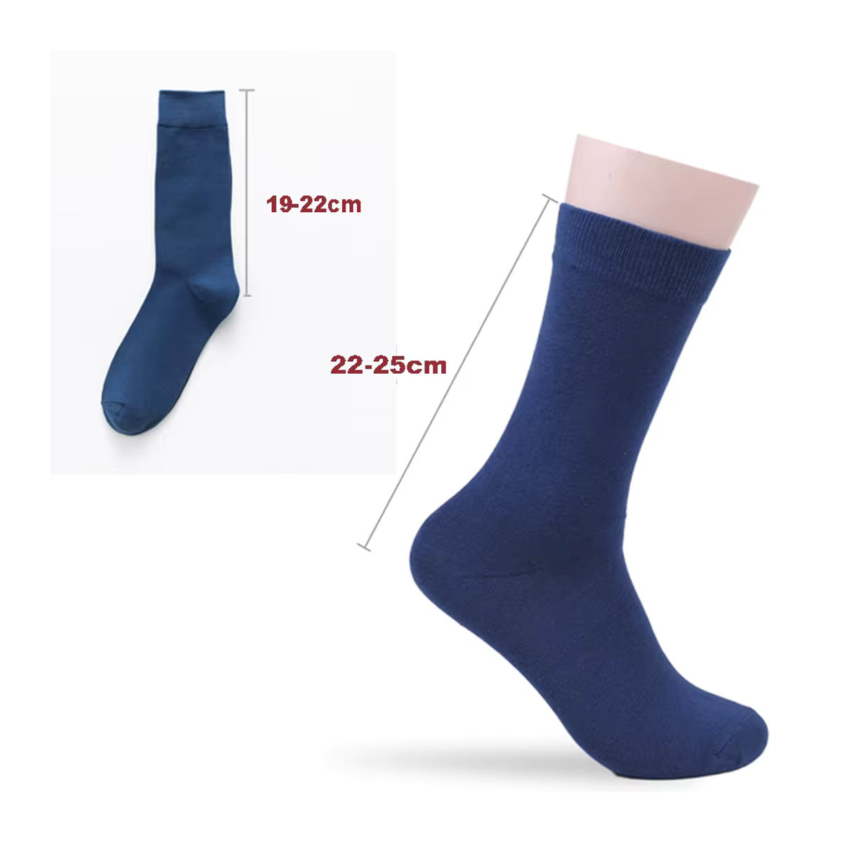 ZYCSNH Herren Socken im 5er oder 10er Pack, Bunt, Business Casual Socken für Frühling und Herbst, Größe 38-45 - Bild 2