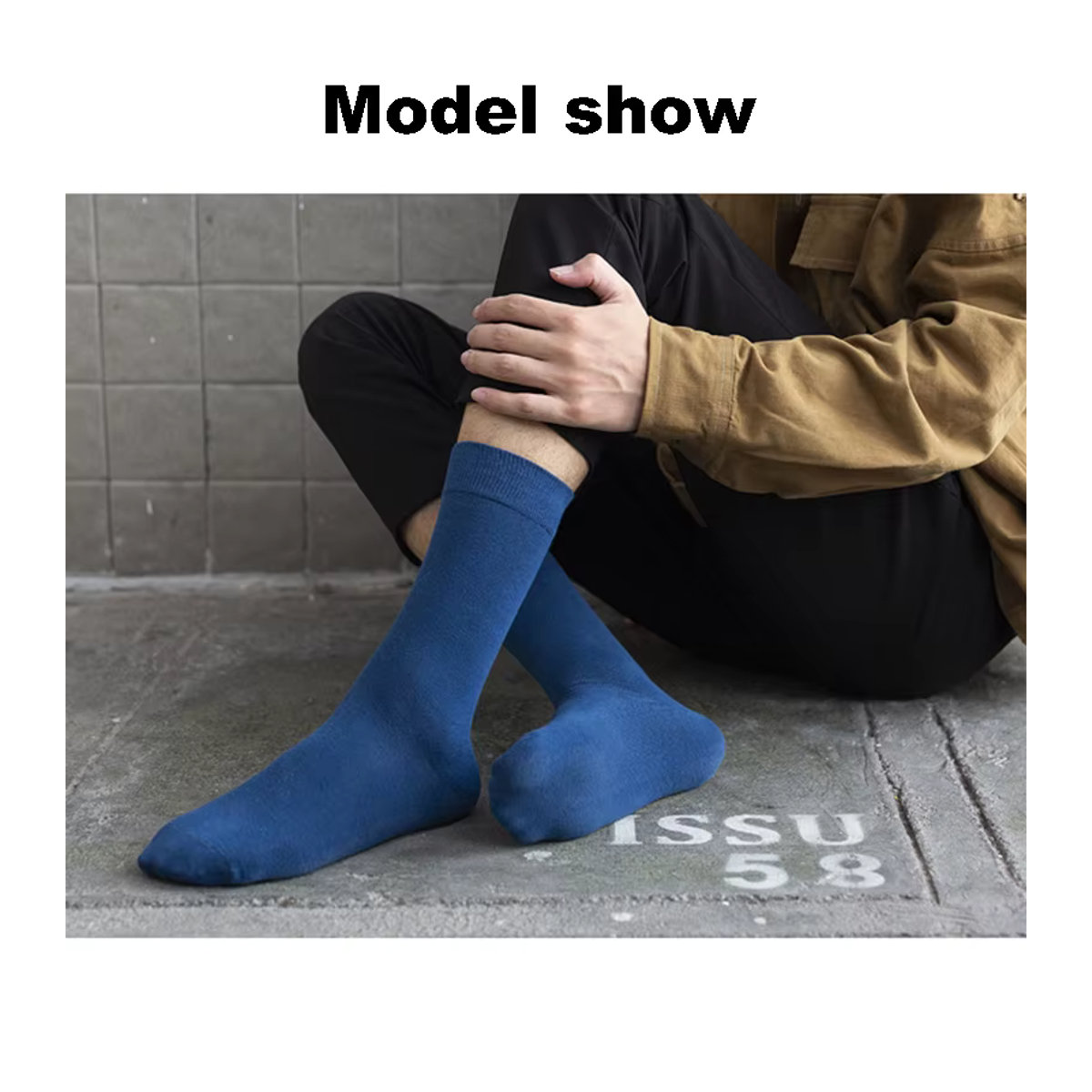 ZYCSNH Herren Socken im 5er oder 10er Pack, Bunt, Business Casual Socken für Frühling und Herbst, Größe 38-45 - Bild 4