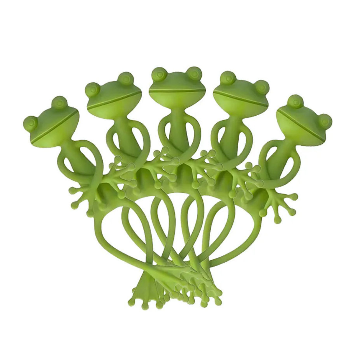ZYF Froschförmiger Pflanzenständer in Grün, verstellbarer Kletterpflanzen-Halter aus Kunststoff für den Garten - Bild 7
