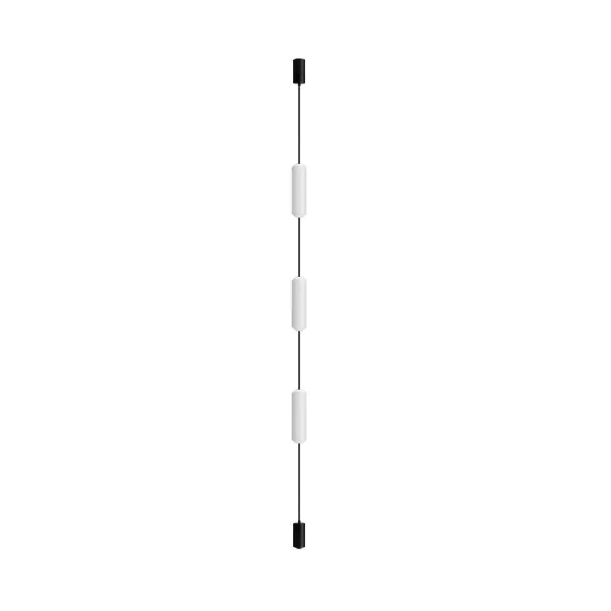 ZYZAO Moderne LED Stehleuchte im Italien Design aus Acryl, Long Line Licht, Schwarz - Bild 5