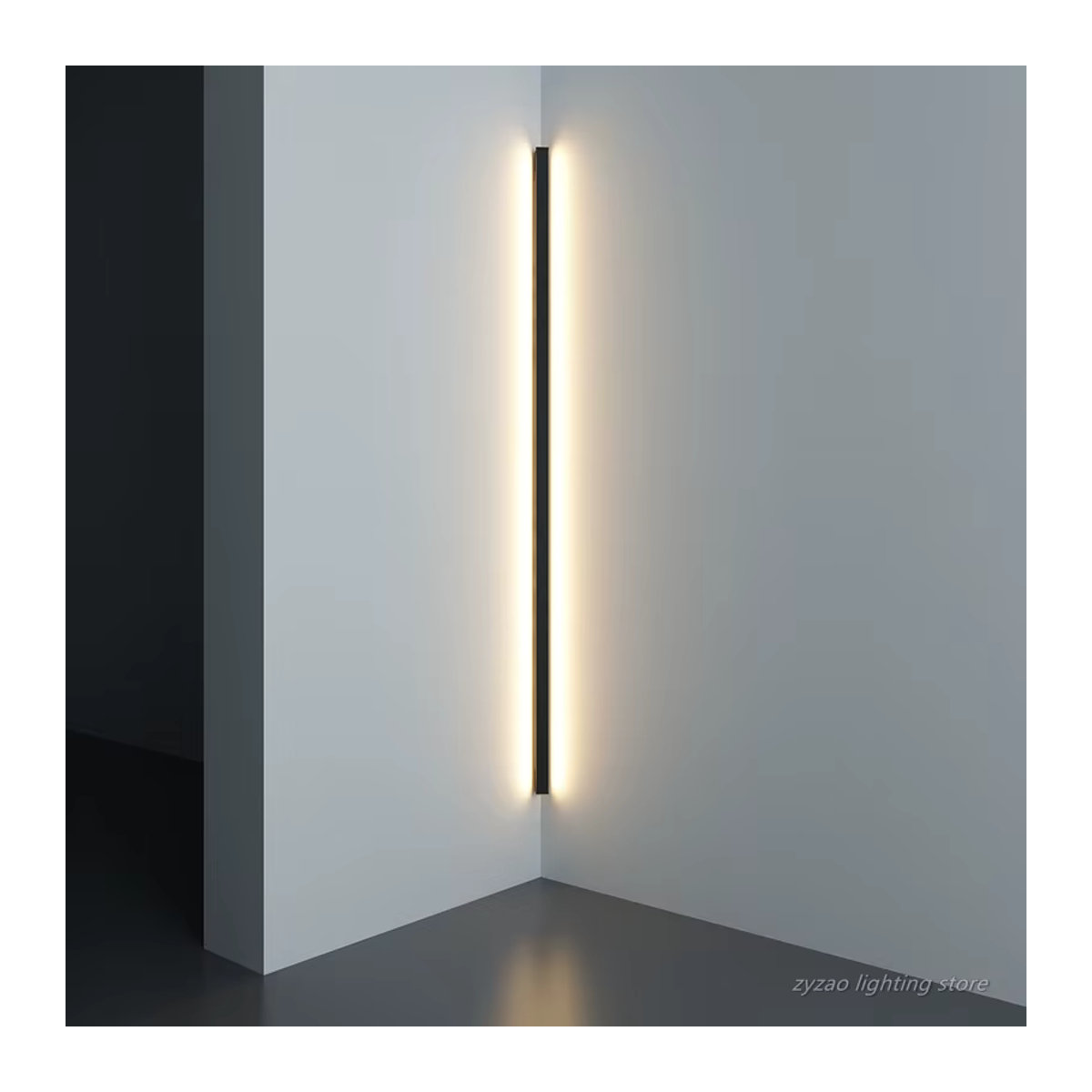 ZYZAO Moderne minimalistische LED-Wandleuchte in Schwarz für Innenräume - Bild 2