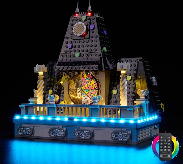 LED-Beleuchtungsset mit RGB-SMD-Leuchten für LEGO Wednesday & Enids Schlafsaal 76781, mehrfarbig - Bild 1