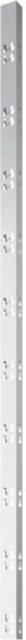 Schulte Profi-C-Steckprofil Click-System aus verzinktem Stahl, Farbe: Silber, 2 Stück, B/T/H: 4,2 x 2,8 x 195 cm - Bild 1