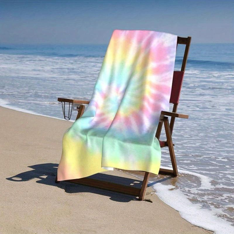 Ka Chen Muda Strandtuch im Tie-Dye-Design, schnelltrocknend, multicolor, B: 30 cm, H: 60 cm - Bild 2
