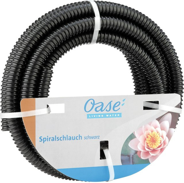 Oase Teich-Spiralschlauch aus PVC in Schwarz, Durchmesser: 20 mm (3/4 Zoll), Länge: 10 m - Bild 1