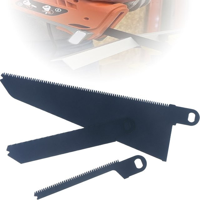 Black+Decker Ersatz-Sägeblatt für Navigator Reciprocating Saw zum Schneiden von Holz, Metall und Kunststoff, Schwarz - Bild 1