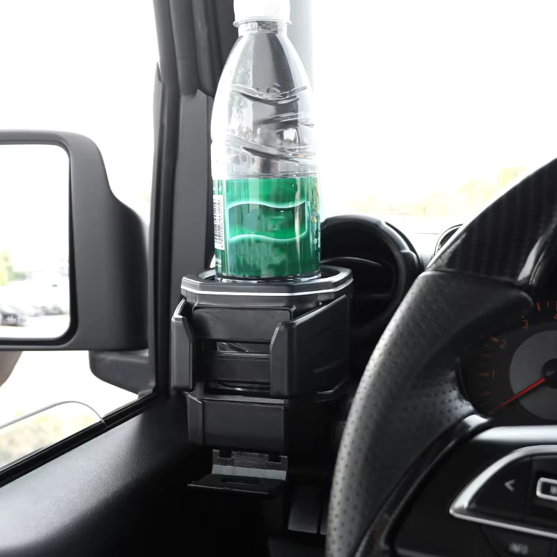 Getränkehalter mit Handyhalterung für die Mittelkonsole für Jimny JB64/JB74 ab 2019, Schwarz - Bild 3
