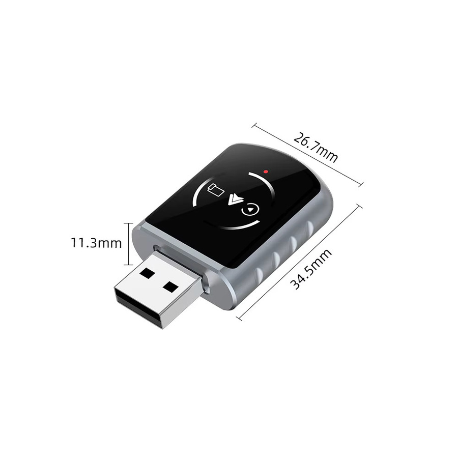 uhulamb 4-in-1 Wireless CarPlay Adapter für Apple Mirror Link und Android Auto Smart Box zur kabellosen Nutzung für Autos mit kabelgebundenem CarPlay - Bild 5