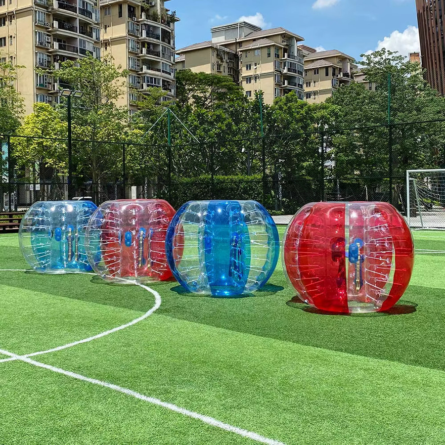 HIBADOU Aufblasbarer Blasen-Fußball-Zorb-Ball, Stoßstangenball - Bild 3