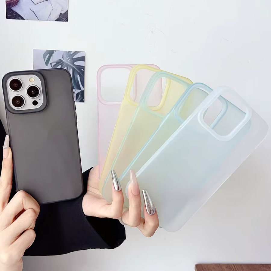 Caynes Stoßfeste Handyhülle in Pink und Transparent für iPhone 16 Pro Max 15 Pro 14 13 12 11 und 16 Plus - Bild 2