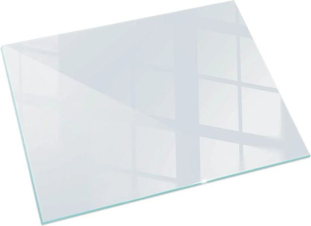Tulup Funkenschutzplatte für Kaminöfen aus Glas in Weiß, B/T/H: 120 x 80 cm - Bild 1
